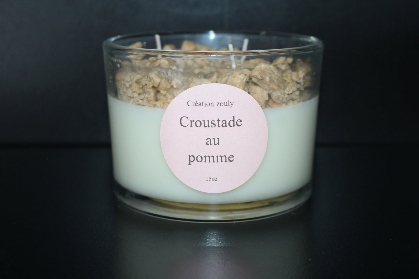 Chandelle 3 mèches Croustade aux pommes