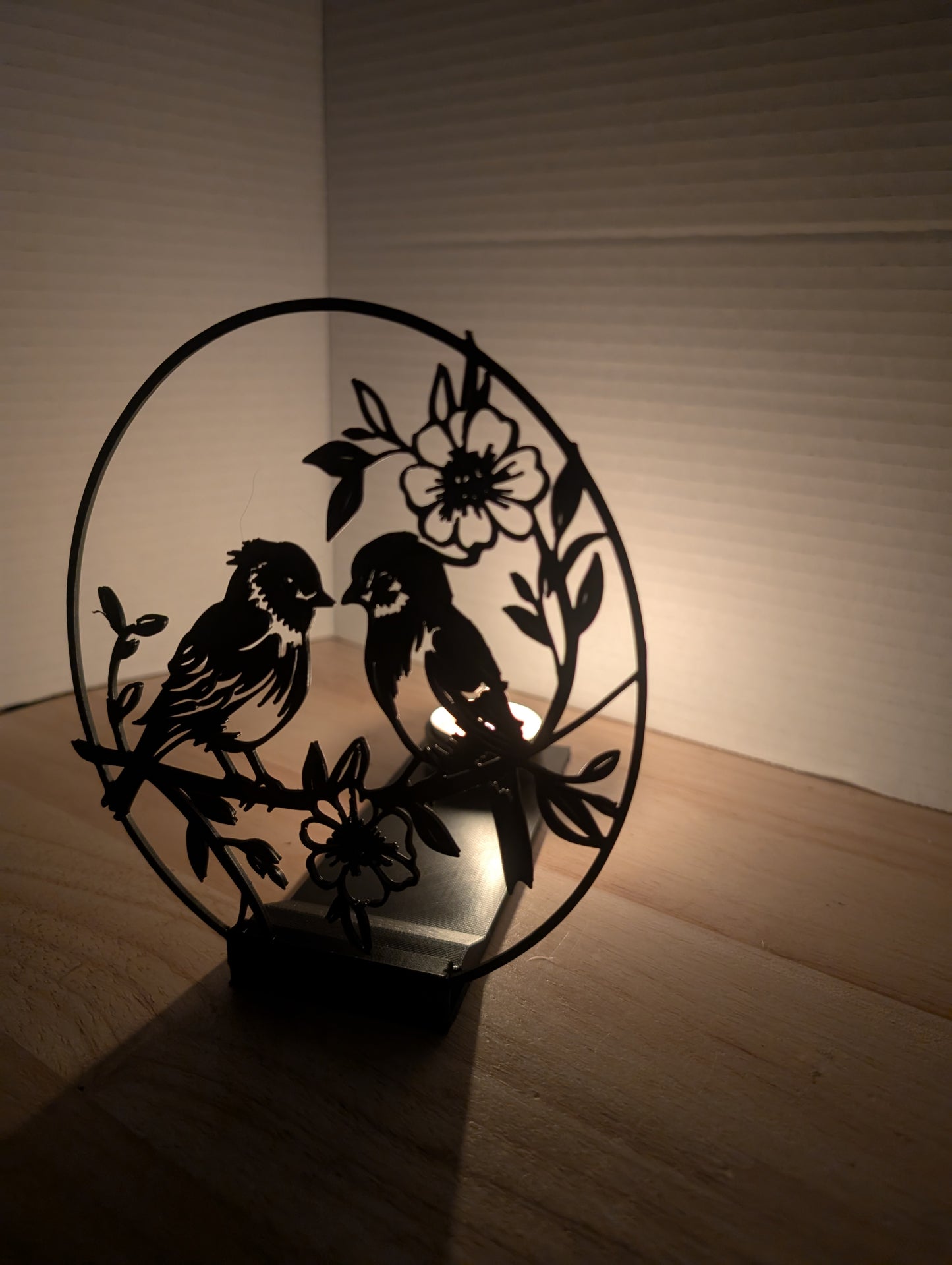 Bougeoir de projection Couple d'oiseaux