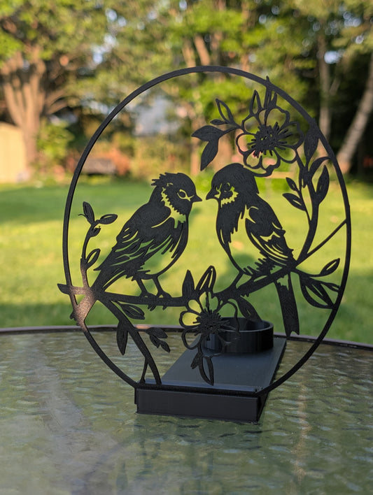 Bougeoir de projection Couple d'oiseaux