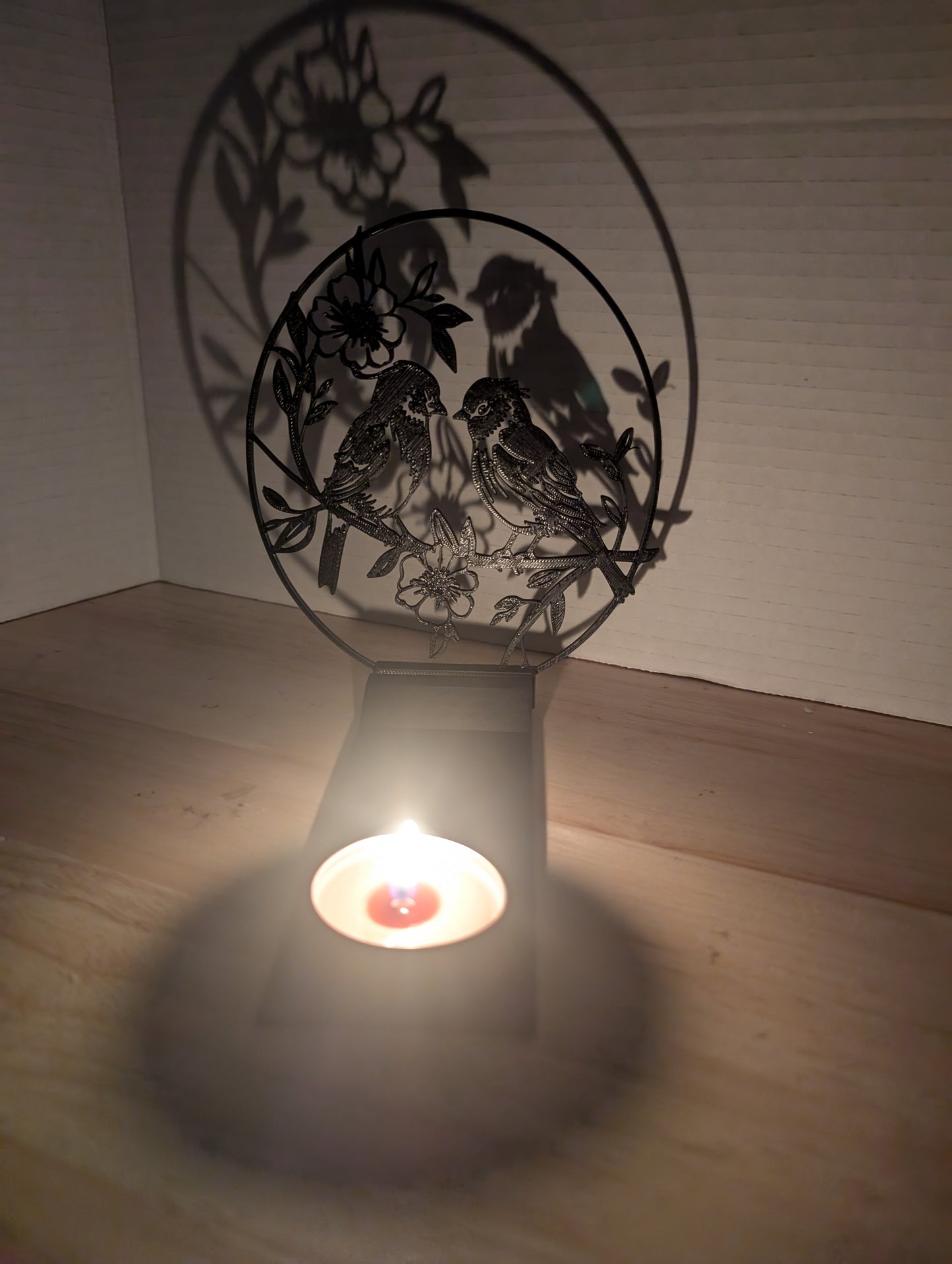 Bougeoir de projection Couple d'oiseaux